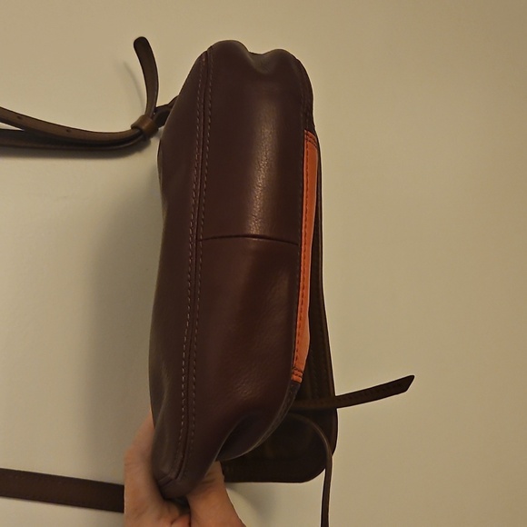 FOSSIL Multi-color Colorblock Leather Crossbody Messenger Mini Bag - Picture 7 of 14